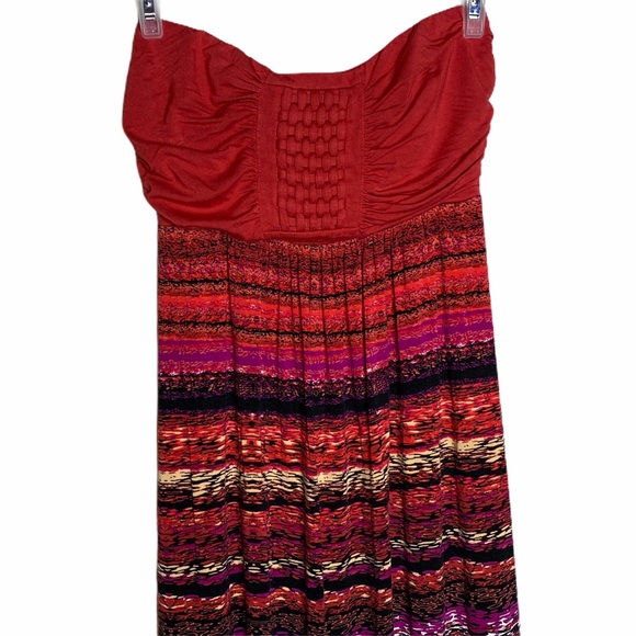 Soma Braided Bandeau Maxi Dress Sumptuous Stripe - Picture 4 of 7